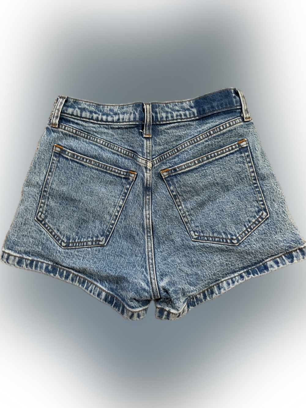 Abercrombie High Rise Mom Shorts - Size 26 / Medium (Excellent Condition) - Picture 2 of 6